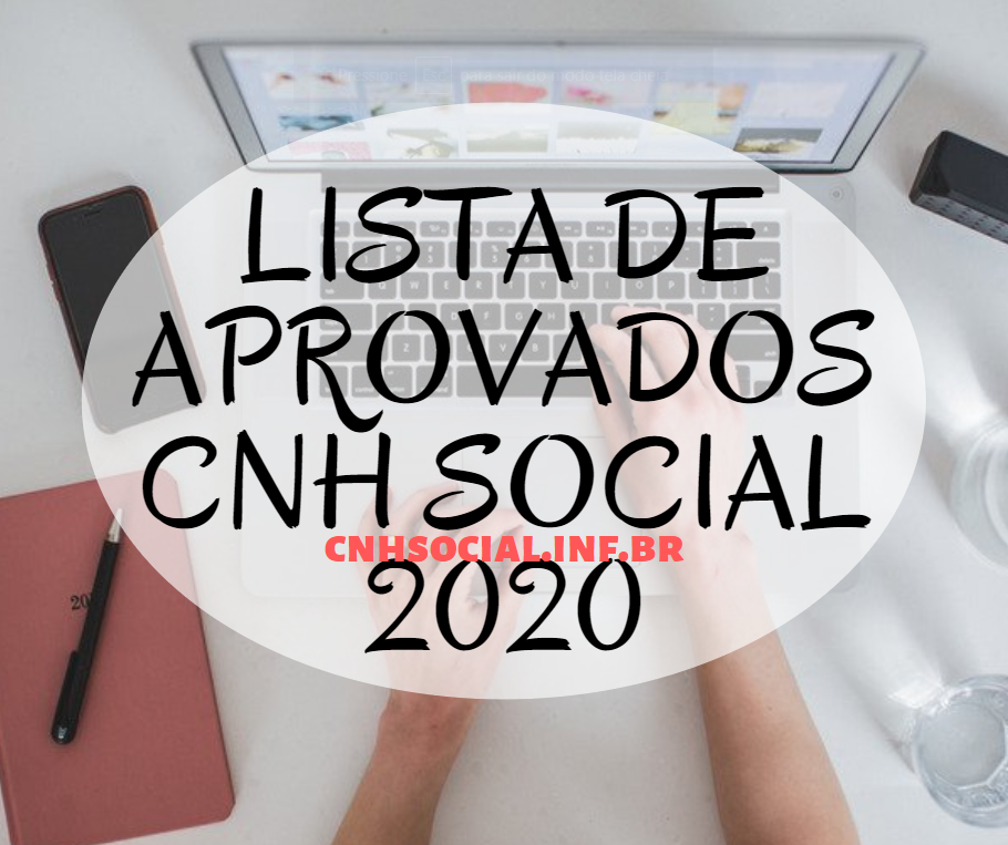 Lista de Aprovados CNH Social 2020