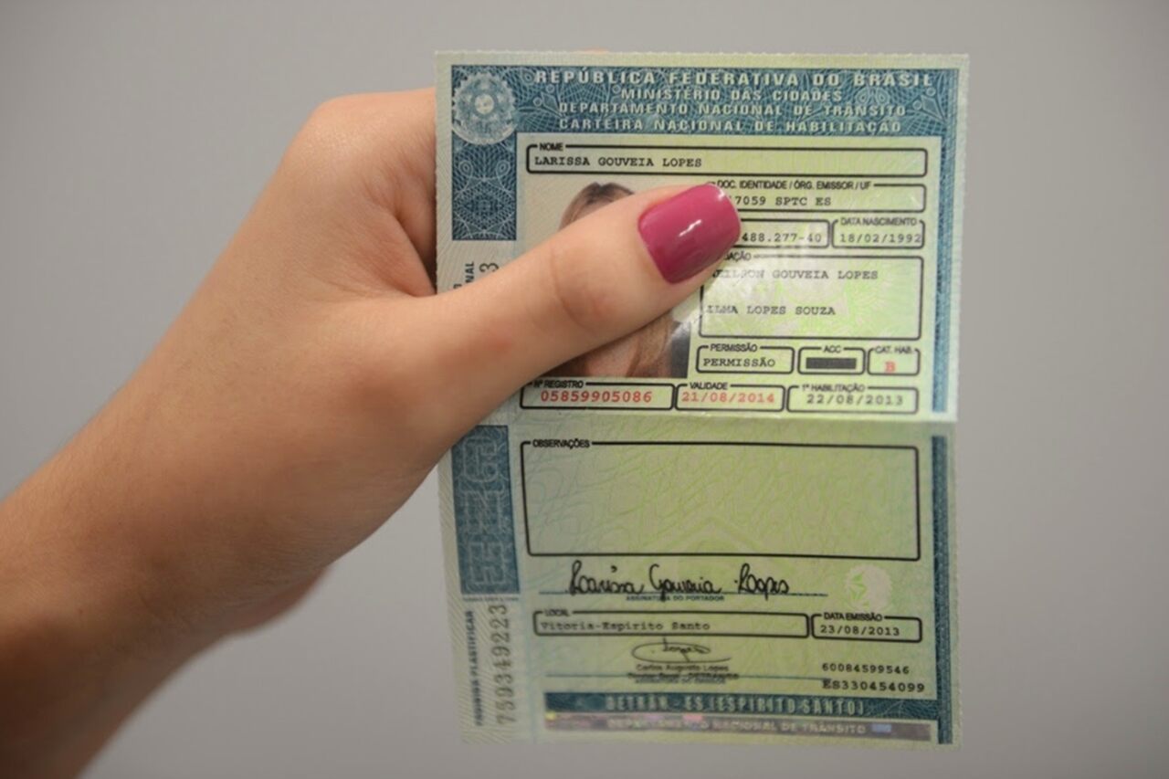 CNH Social SP 2025 Foto de uma CNH